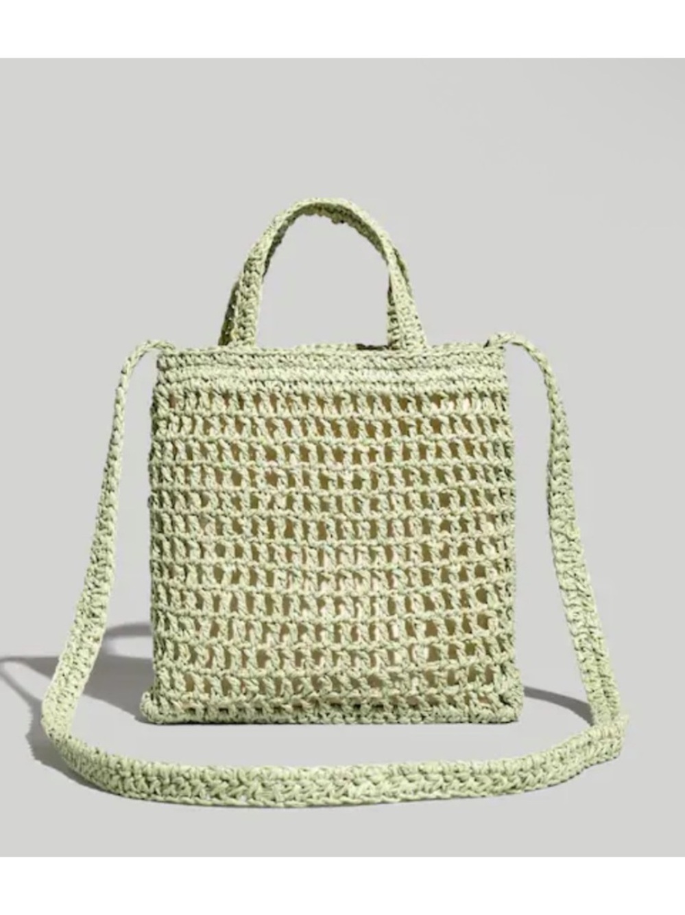 NWT The Small Transport Crossbody: Straw Edition in Forgotten Landscape